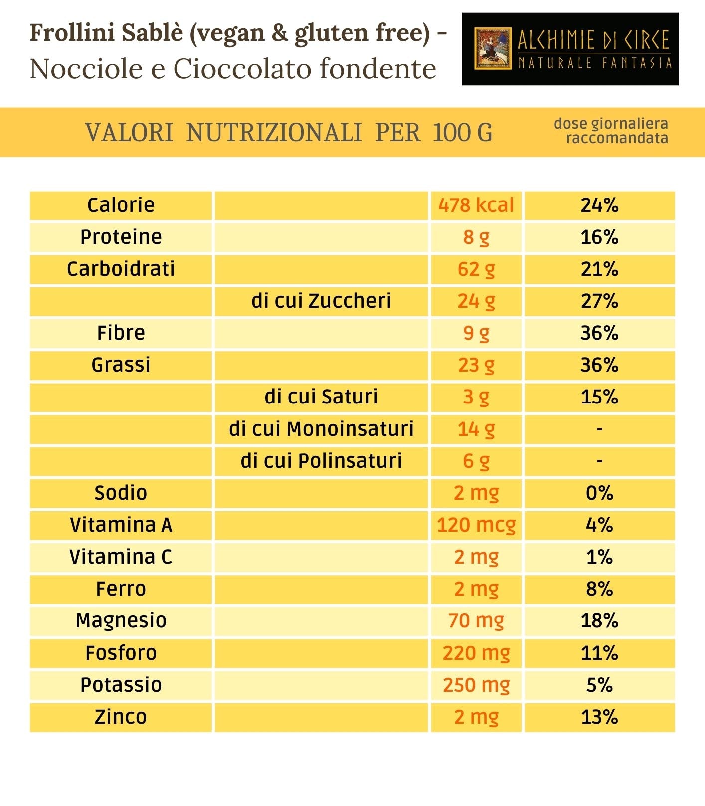 Frollini Sablè Nocciola e Cioccolato 70%